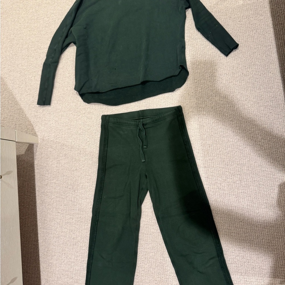 Frank & Eileen Green Pants & Top Set